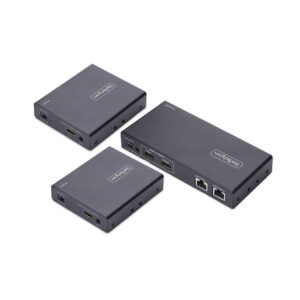 Alternative view of StarTech.com Extensor Divisor de 2 Puertos HDMI 4K 60Hz por Cable CAT6 Ethernet - Juego de Distribución 1x2 HDMI con IR y Power over Cable - Hasta 70m