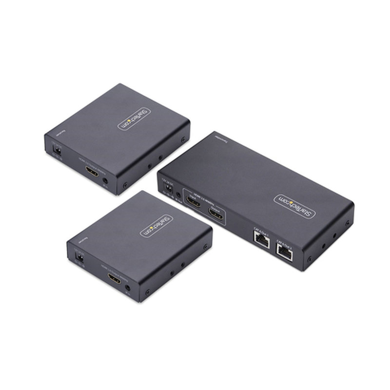 StarTech.com Extensor Divisor de 2 Puertos HDMI 4K 60Hz por Cable CAT6 Ethernet - Juego de Distribución 1x2 HDMI con IR y Power over Cable - Hasta 70m StarTech.com Extensor Divisor de 2 Puertos HDMI 4K 60Hz por Cable CAT6 Ethernet - Juego de Distribución 1x2 HDMI con IR y Power over Cable - Hasta 70m - Imagen 2