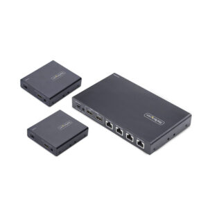 Alternative view of StarTech.com Extensor Divisor de 4 Puertos HDMI 4K 60Hz por Cable CAT6 Ethernet - Juego de Distribución 1x2 HDMI con IR y Power over Cable - Hasta 70m