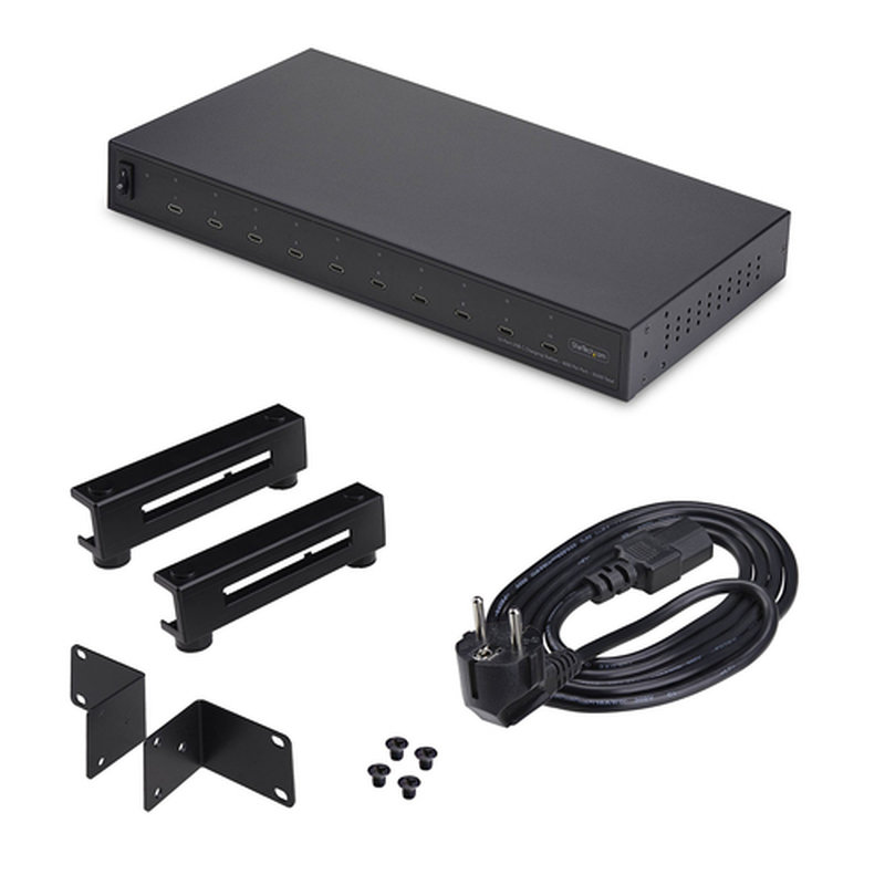 StarTech.com Hub Estación de Carga USB-C de 10 Puertos - Total 350W - 60W por Puerto - Hub de Carga USB Tipo C Multipuertos - TAA StarTech.com Hub Estación de Carga USB-C de 10 Puertos - Total 350W - 60W por Puerto - Hub de Carga USB Tipo C Multipuertos - TAA - Imagen 6