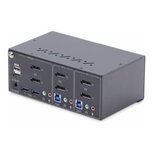 StarTech.com P2DD46A2-KVM-SWITCH interruptor KVM Negro
