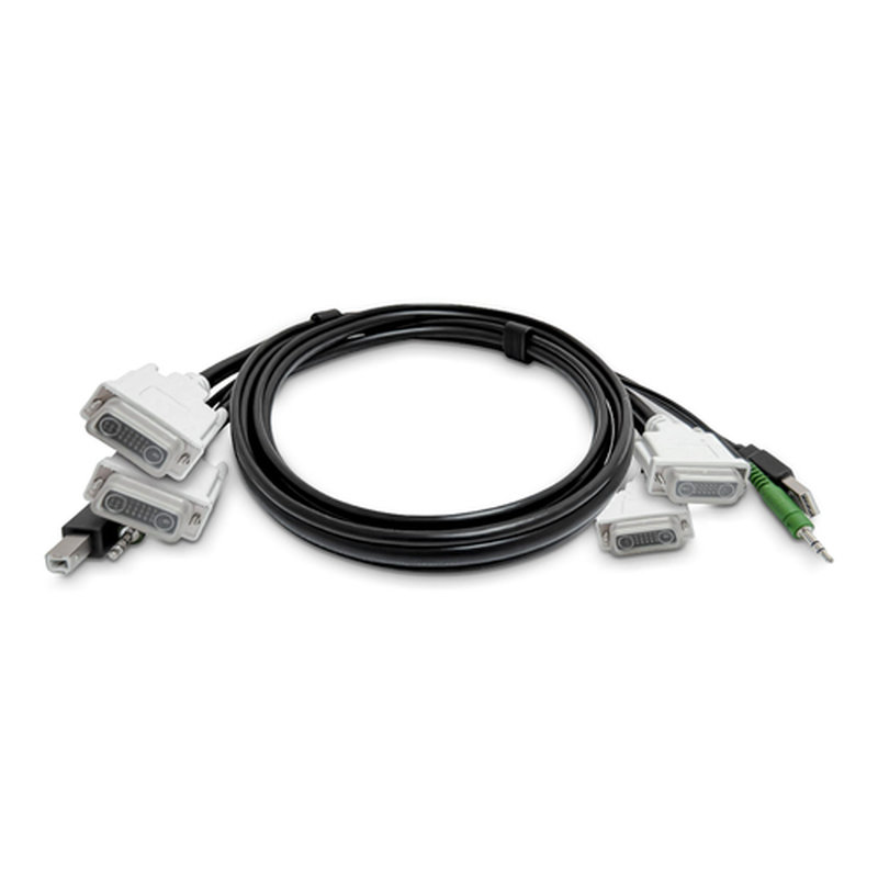 StarTech.com SK2DVMMKVM10-TAA cable para video, teclado y ratón (kvm) Negro 3 m StarTech.com SK2DVMMKVM10-TAA cable para video, teclado y ratón (kvm) Negro 3 m