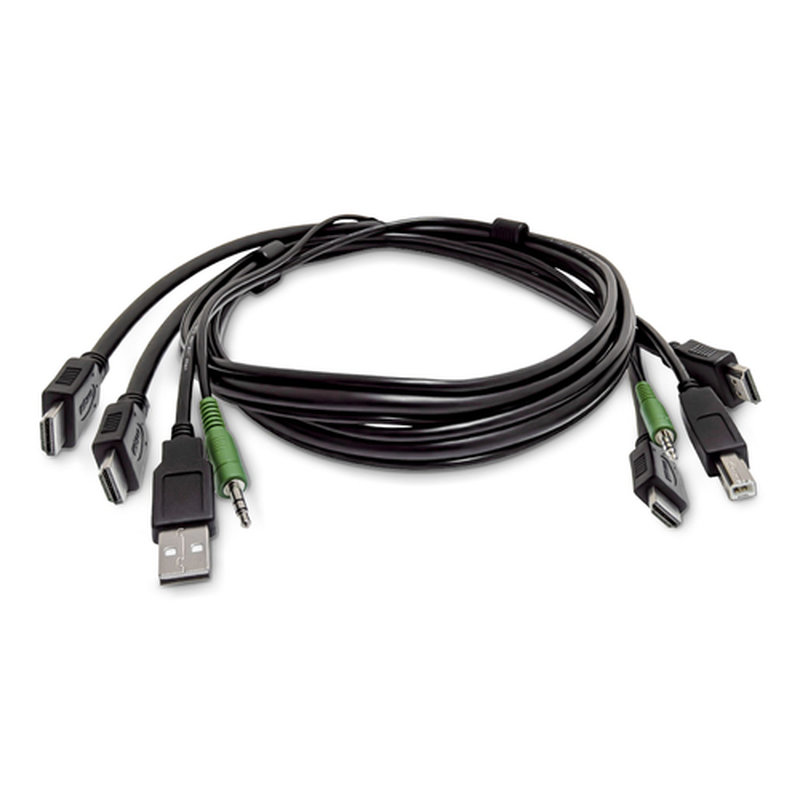 StarTech.com SK2HDMMKVM06-TAA cable para video, teclado y ratón (kvm) Negro 1,8 m StarTech.com SK2HDMMKVM06-TAA cable para video, teclado y ratón (kvm) Negro 1,8 m