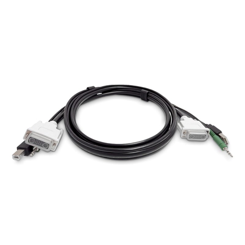 StarTech.com SKDVMMKVM06-TAA cable para video, teclado y ratón (kvm) Negro 1,8 m