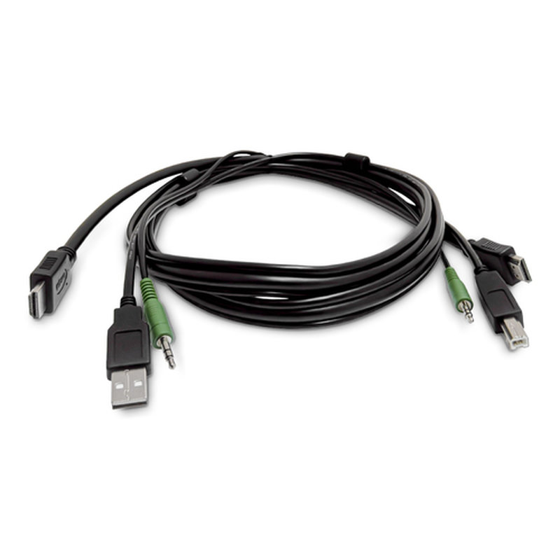 StarTech.com SKHDMMKVM06 cable para video, teclado y ratón (kvm) Negro 1,8 m
