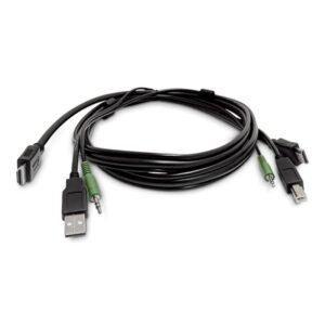 StarTech.com SKHDMMKVM06 cable para video, teclado y ratón (kvm) Negro 1,8 m
