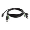 StarTech.com SKHDMMKVM10 cable para video, teclado y ratón (kvm) Negro 3 m