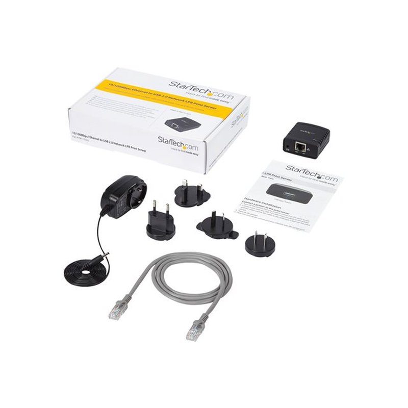 StarTech.com Servidor de Impresión en Red Ethernet 10/100 Mbps a USB 2.0 con LPR StarTech.com Servidor de Impresión en Red Ethernet 10/100 Mbps a USB 2.0 con LPR - Imagen 3