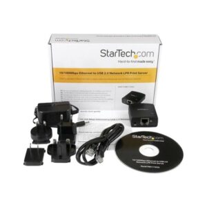 StarTech.com Servidor de Impresión en Red Ethernet 10/100 Mbps a USB 2.0 con LPR StarTech.com Servidor de Impresión en Red Ethernet 10/100 Mbps a USB 2.0 con LPR