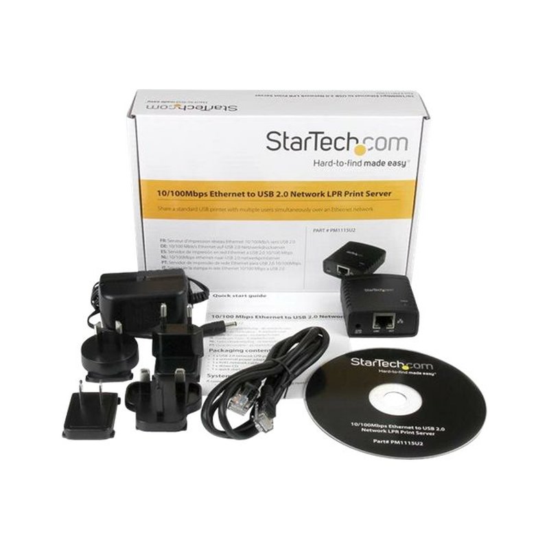 StarTech.com Servidor de Impresión en Red Ethernet 10/100 Mbps a USB 2.0 con LPR StarTech.com Servidor de Impresión en Red Ethernet 10/100 Mbps a USB 2.0 con LPR - Imagen 4