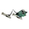 StarTech.com Tarjeta Adaptadora PCI Express de 2 Puertos Serie de Perfil Bajo RS232 UART 16550 Serial