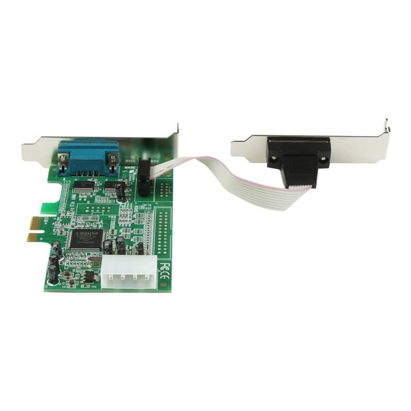 StarTech.com Tarjeta Adaptadora PCI Express de 2 Puertos Serie de Perfil Bajo RS232 UART 16550 Serial - Imagen 4
