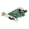 StarTech.com Tarjeta PCI Express Adaptadora Serie RS232 DB9 de 1 Puerto UART16550 - Tarjeta PCIe Controladora de Host Serial RS232 - Tarjeta de Expansión de Perfil Bajo - Windows y Linux