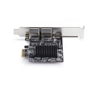 StarTech.com Tarjeta de Red Ethernet PCI Express de 2 Puertos Gigabit 5G - Tarjeta Adaptador Ethernet PCI-E Chipset RTL8126 - Tarjeta LAN 5G/2.5G/1G/100M/10M - Windows/Linux - TAA StarTech.com Tarjeta de Red Ethernet PCI Express de 2 Puertos Gigabit 5G - Tarjeta Adaptador Ethernet PCI-E Chipset RTL8126 - Tarjeta LAN 5G/2.5G/1G/100M/10M - Windows/Linux - TAA