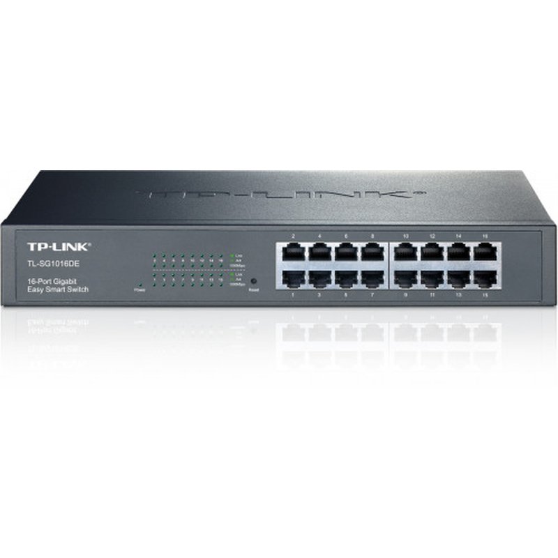 TP-Link TL-SG1016DE switch Gestionado L2 Gigabit Ethernet (10/100/1000) Negro