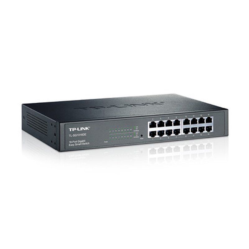 TP-Link TL-SG1016DE switch Gestionado L2 Gigabit Ethernet (10/100/1000) Negro - Imagen 2