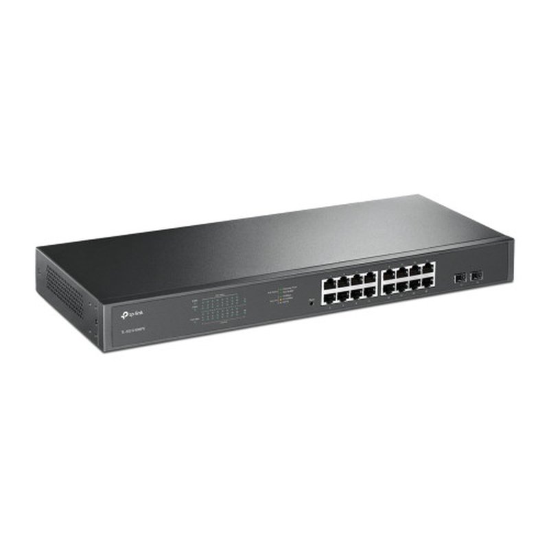 TP-Link TL-SG1218MPE Gestionado L2 Gigabit Ethernet (10/100/1000) Energía sobre Ethernet (PoE) 1U Negro - Imagen 2