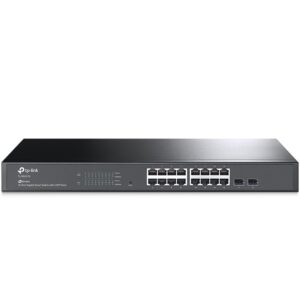 TP-Link TL-SG2218 switch Gestionado L2/L2+ Gigabit Ethernet (10/100/1000) 1U Negro