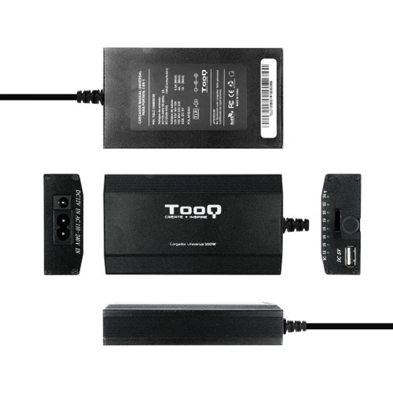 TooQ CARGADOR UNIVERSAL PORTATIL TQLC-100BS01M 100W 3 EN 1 USB TooQ CARGADOR UNIVERSAL PORTATIL TQLC-100BS01M 100W 3 EN 1 USB - Imagen 4