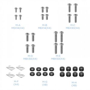 TooQ DB3265F-B soporte para TV 165,1 cm (65") Negro