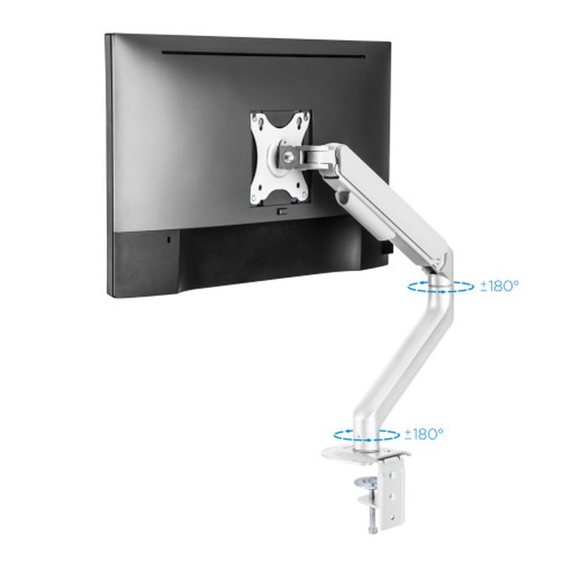 TooQ DB4032TNR-W soporte para monitor 81,3 cm (32") Blanco Escritorio - Imagen 4