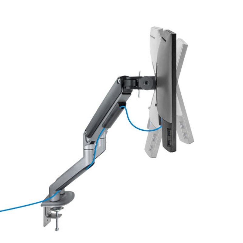 TooQ DB4132TNR-G soporte para monitor 81,3 cm (32") Negro Escritorio - Imagen 3