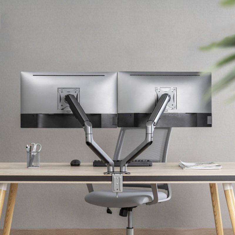 TooQ DB4132TNR-G soporte para monitor 81,3 cm (32") Negro Escritorio - Imagen 6