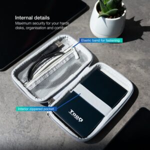 TooQ Estuche Protector para Caja Externa de 2.5”, Gris