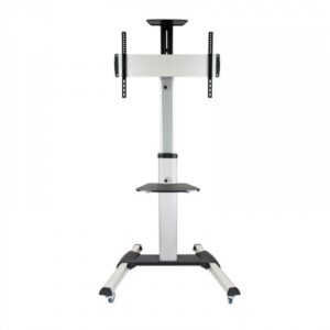 TooQ FS1870M-B soporte para pantalla de señalización 94 cm (37") Negro, Plata