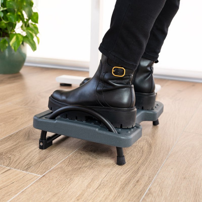 TooQ Reposapiés Ajustable en Inclinación, Gris TooQ Reposapiés Ajustable en Inclinación, Gris - Imagen 4