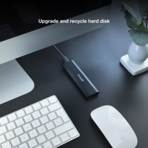 TooQ Shura Caja externa para unidad de estado sólido (SSD) Negro M.2