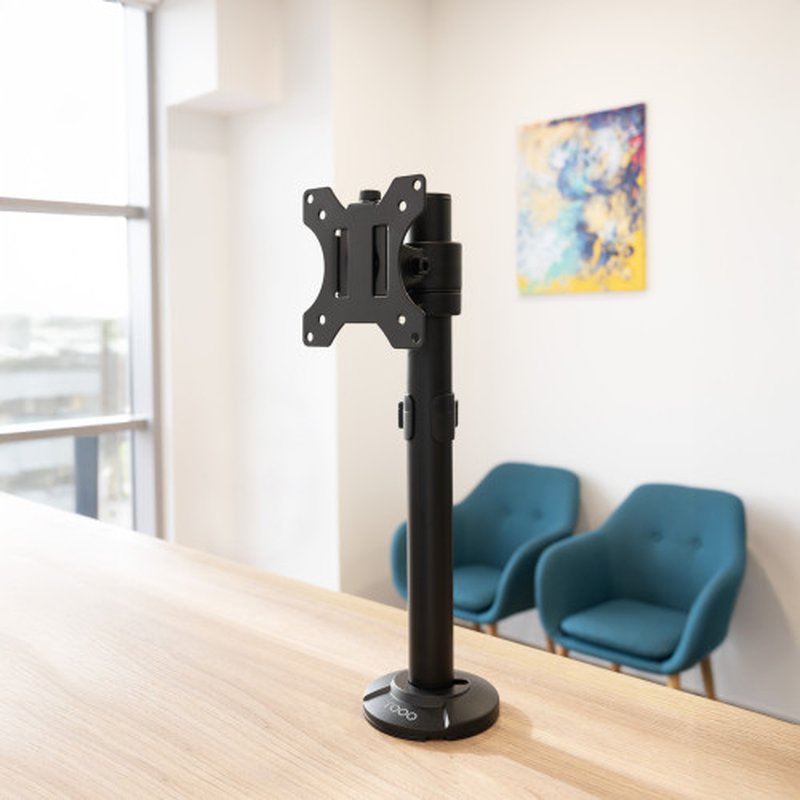 TooQ Soporte de Mesa para Pantallas 17"-32", Color Negro - Imagen 4