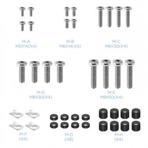 TooQ Soporte de Pared Inclinable para Monitor / TV LCD, Plasma de 60-100, Negro