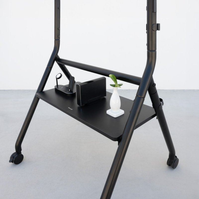 TooQ iDREAMS Soporte de Suelo con Ruedas para Pantalla 37"-86", Negro - Imagen 4