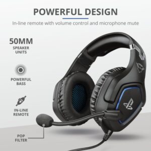 Trust GXT 488 Forze PS4 Auriculares Alámbrico Diadema Juego Negro