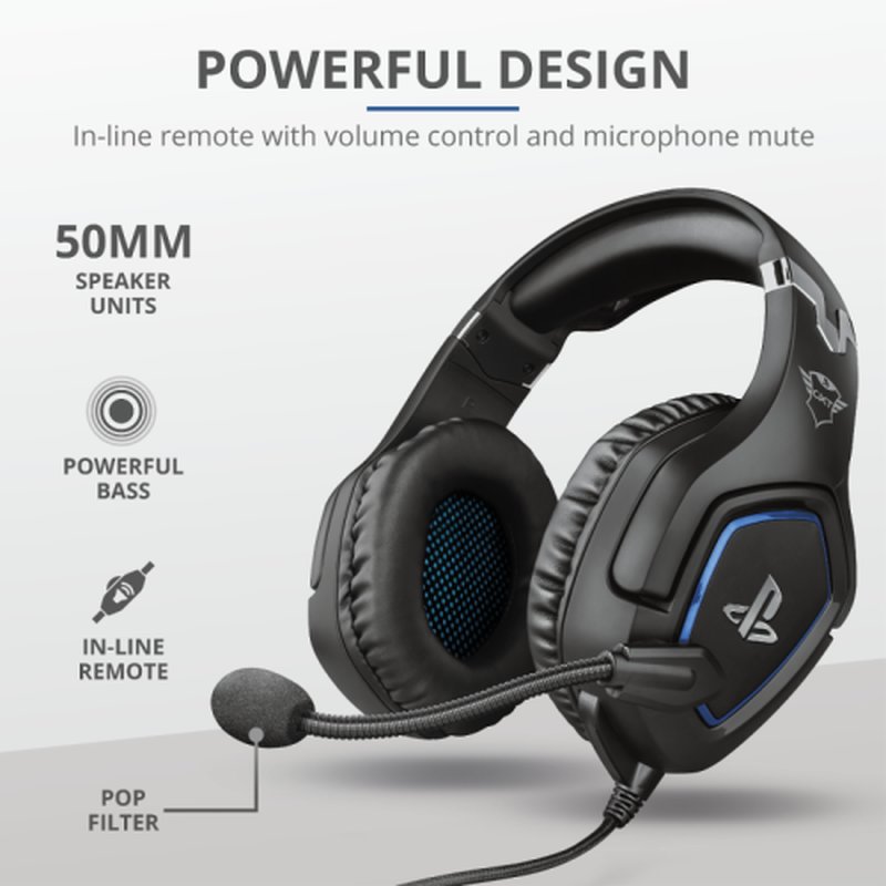 Trust GXT 488 Forze PS4 Auriculares Alámbrico Diadema Juego Negro - Imagen 9