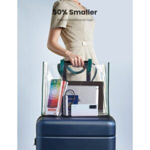 Ugreen 10919 base para portátil y replicador de puertos Alámbrico USB 3.2 Gen 1 (3.1 Gen 1) Type-C Gris