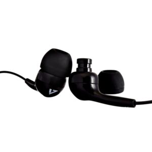 V7 Auriculares internos estéreo, ligeros, aislamiento de ruido para utilizar dentro del oído, 3,5 mm, negro V7 Auriculares internos estéreo, ligeros, aislamiento de ruido para utilizar dentro del oído, 3,5 mm, negro