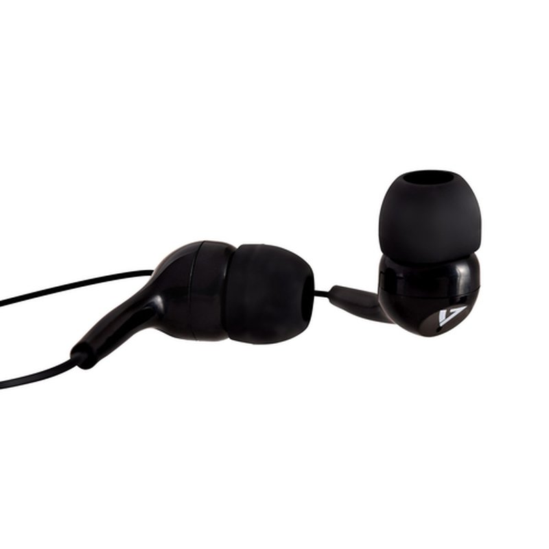 V7 Auriculares internos estéreo, ligeros, aislamiento de ruido para utilizar dentro del oído, 3,5 mm, negro V7 Auriculares internos estéreo, ligeros, aislamiento de ruido para utilizar dentro del oído, 3,5 mm, negro - Imagen 4