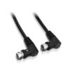 V7 Cable negro coaxial con conector coaxial macho a coaxial macho 3m 10ft V7 Cable negro coaxial con conector coaxial macho a coaxial macho 3m 10ft
