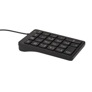 V7 Teclado numérico con cable USB KP350 de - 22 teclas - Teclas de acceso rápido de calculadora, tabulación, retroceso - Cable de 6 pies - USB tipo A - Teclado, ordenador portátil, laptop - Negro - Chrome OS - Windows - MacOS - Número V7 Teclado numérico con cable USB KP350 de - 22 teclas - Teclas de acceso rápido de calculadora, tabulación, retroceso - Cable de 6 pies - USB tipo A - Teclado, ordenador portátil, laptop - Negro - Chrome OS - Windows - MacOS - Número