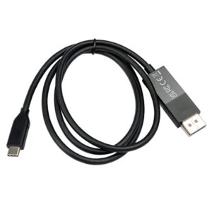 V7 V7UCDP-2M cambiador de género para cable USB Type-C 3.2 Gen 1 DisplayPort Negro