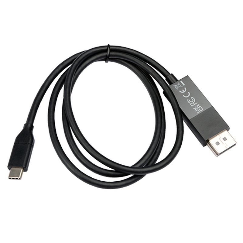 V7 V7UCDP-2M cambiador de género para cable USB Type-C 3.2 Gen 1 DisplayPort Negro - Imagen 6