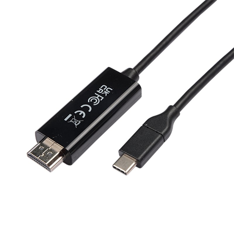 V7 V7UCHDMI-1M adaptador de cable de vídeo USB Type-C 3.2 Gen 1 HDMI Negro - Imagen 2