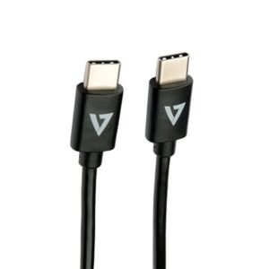 Alternative view of V7 V7USB2C-1M cable USB USB 2.0 USB C Negro