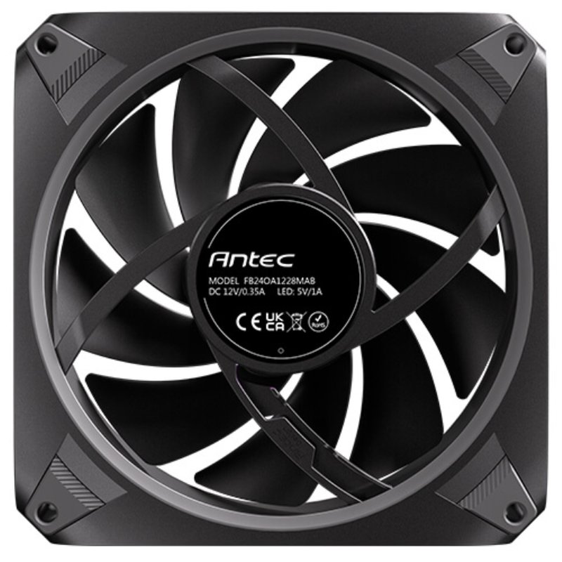 VENTILADOR CPU ANTEC ORBIT ARGB 3X VENT REVERSE 120MM RGB NEGRO VENTILADOR CPU ANTEC ORBIT ARGB 3X VENT REVERSE 120MM RGB NEGRO