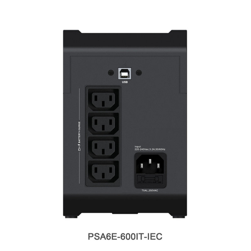 Vertiv PSA6E-600IT-IEC sistema de alimentación ininterrumpida (UPS) Línea interactiva 0,6 kVA 315 W 4 salidas AC - Imagen 3