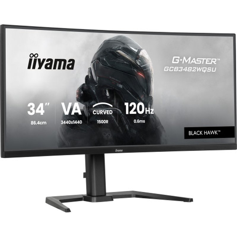 iiyama GCB3482WQSU-B1 pantalla para PC 86,4 cm (34") 1440 x 3440 Pixeles UltraWide Quad HD LED Negro - Imagen 3