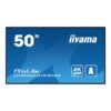 iiyama LH5060UHS-B1AG pantalla de señalización Pizarra de caballete digital 125,7 cm (49.5") LED Wifi 500 cd / m² 4K Ultra HD Negro Procesador incorporado Android 11 24/7