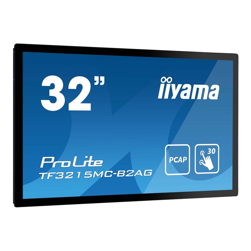 iiyama ProLite TF3215MC-B2AG pantalla para PC 80 cm (31.5") 1920 x 1080 Pixeles Full HD LED Pantalla táctil Quiosco Negro